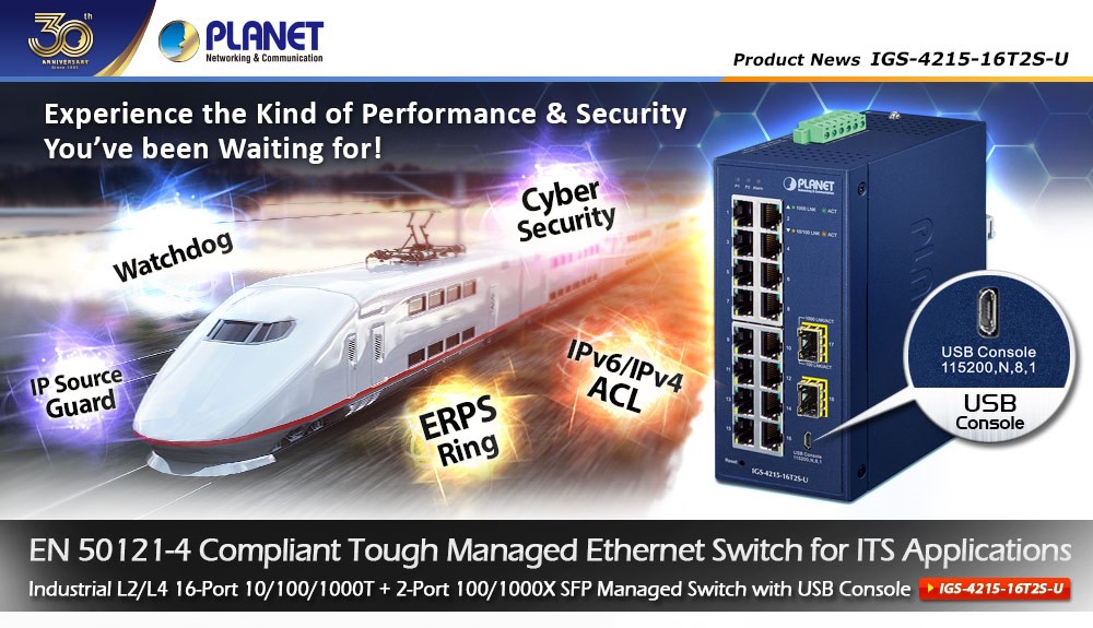 PLANET Product News: IGS-4215-16T2S-U