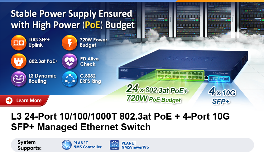 PLANET Prws:SGSoduct Ne-6310-8P4X
