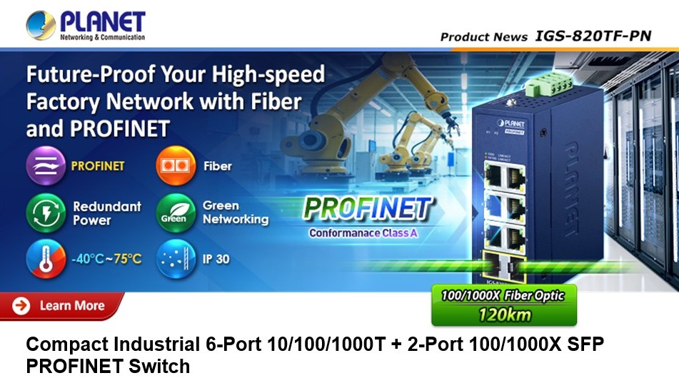 PLANET Product News:SGS-6310-8P4X